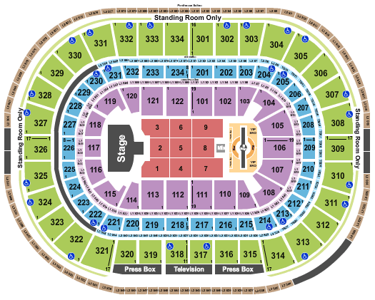 United Center Justin Timberlake Seating Chart